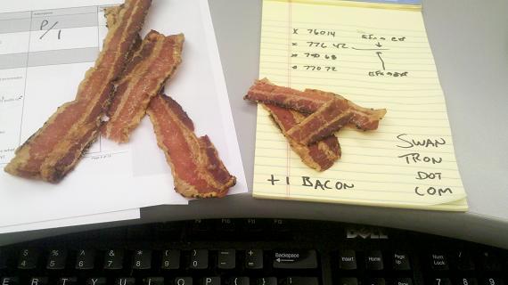 cubicle bacon via instant upload