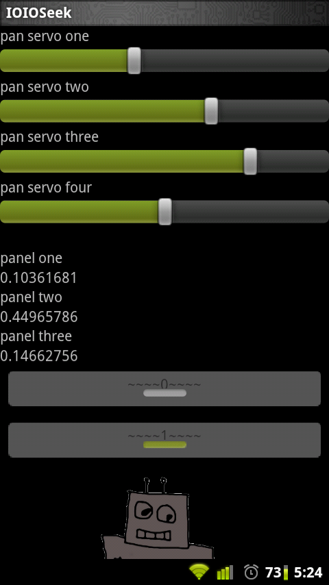 new android ioio app