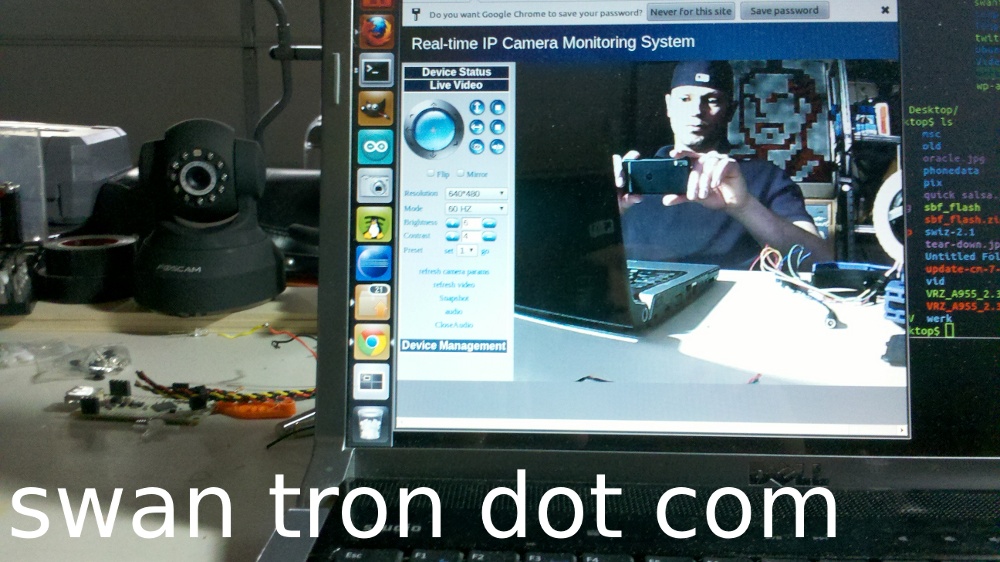 android controlled ip webcam