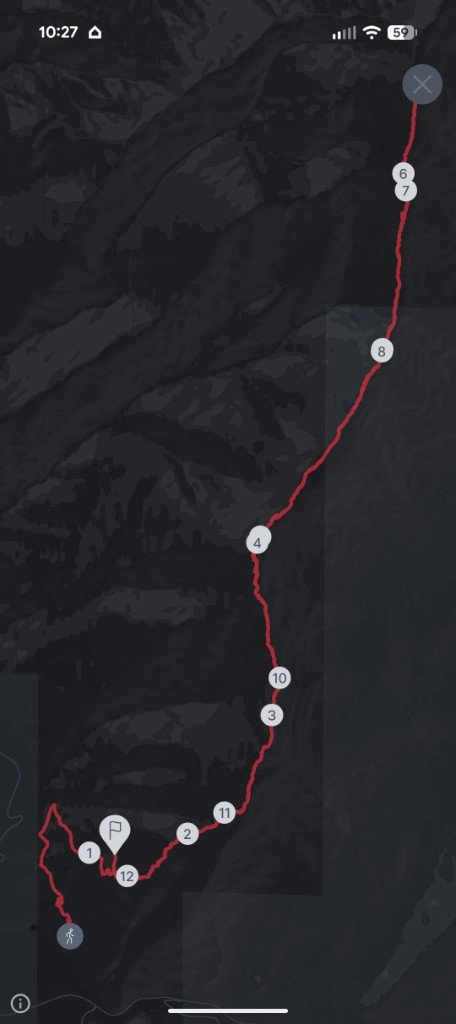 Peloton route map