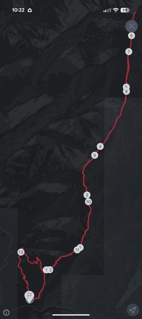 Peloton route map
